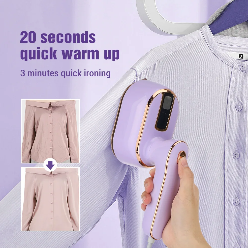Garment Steamer 1000W Handheld Steamer Portable Mini Electric Iron Ceramic Micro Steam Iron Rotary Travel 100ml OEM 13 20 1000
