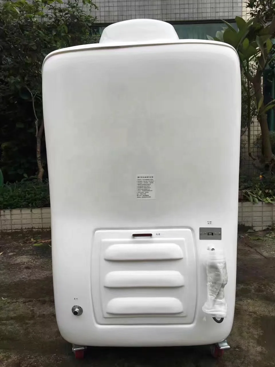 Beauty Salon and Skincare Sitting Infrared Steam Ozone Sauna Capsule Spa Beauty Device for Body Relaxation