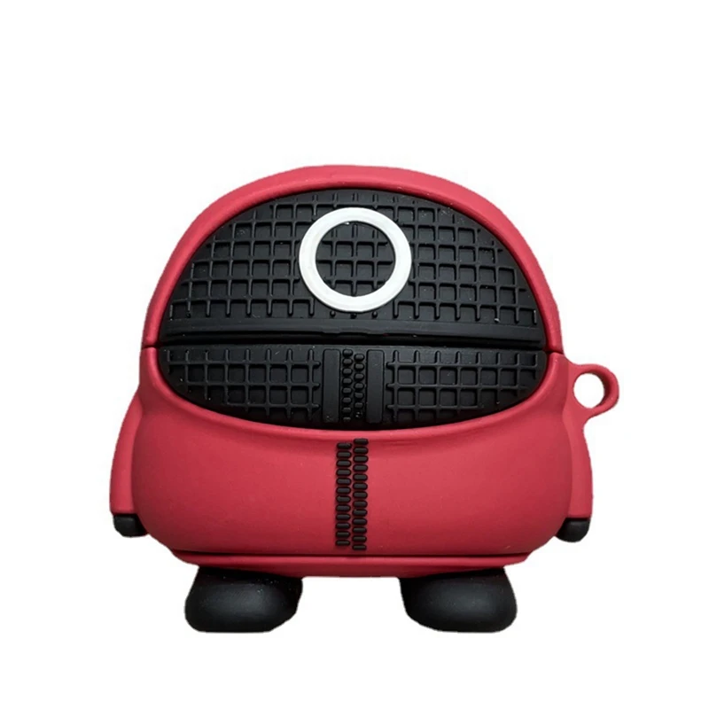 Korean Teleplay Soft Cartoon Skin Silicone Squid Game Earphone Case For Airpods 1 2 3 Por