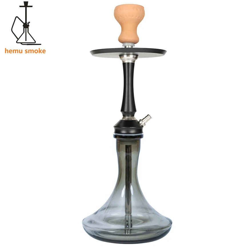 Russian Design Shisha Hookah Wholesale Black Shisha Smoke with Crystal Hookah Vaso