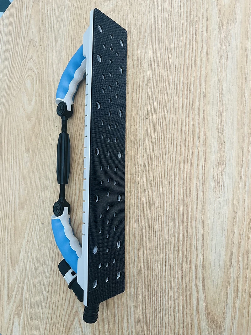 2025 New Adjustable Radius Longboard Hand Sanding Pad Vacuumable Hook Loop Backing Sanding File Block Hand Grinding Board