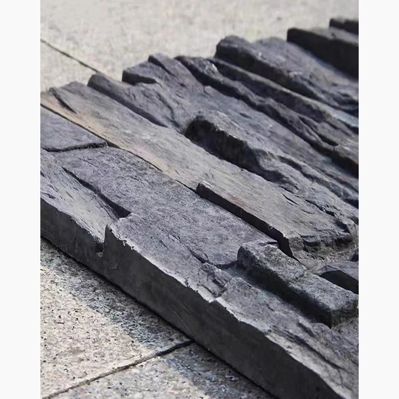 Natural Artistic Stone Split Face Ledge Panels Stacked  Culture Stone Veneer Tile For Wall