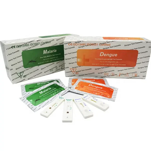 One Step Malaria Typhoid IgG IgM Salmonella Pcr Dengue HP Rapid Test Kits Test Strip/Cassette