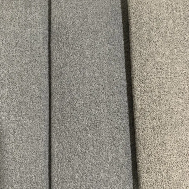 Wholesale manufacturer Sofa fabric 100% Polyester  plain Tricot fabric 400gsm color customized
