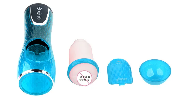 Automatic MasturbatorRealistic Vagina Sucking Vibrating Telescopic pocket pussy male masturbators cup adult sex toys