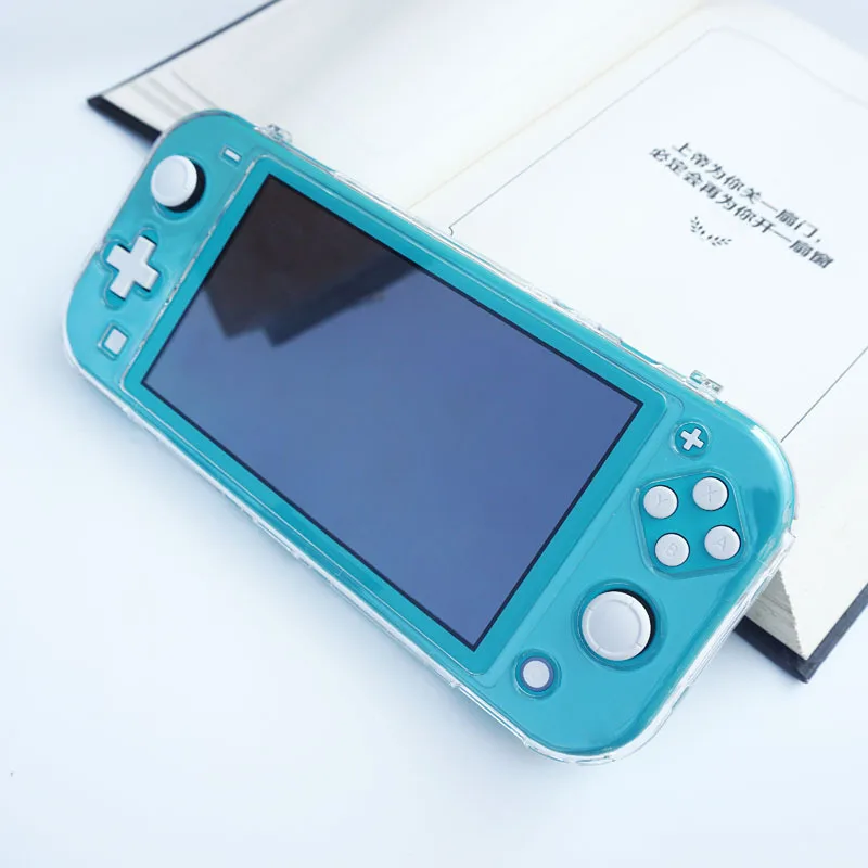 Новый прозрачный защитный чехол Switch Lite аксессуары для игровой консоли универсальный противоударный из поликарбоната с логотипом на