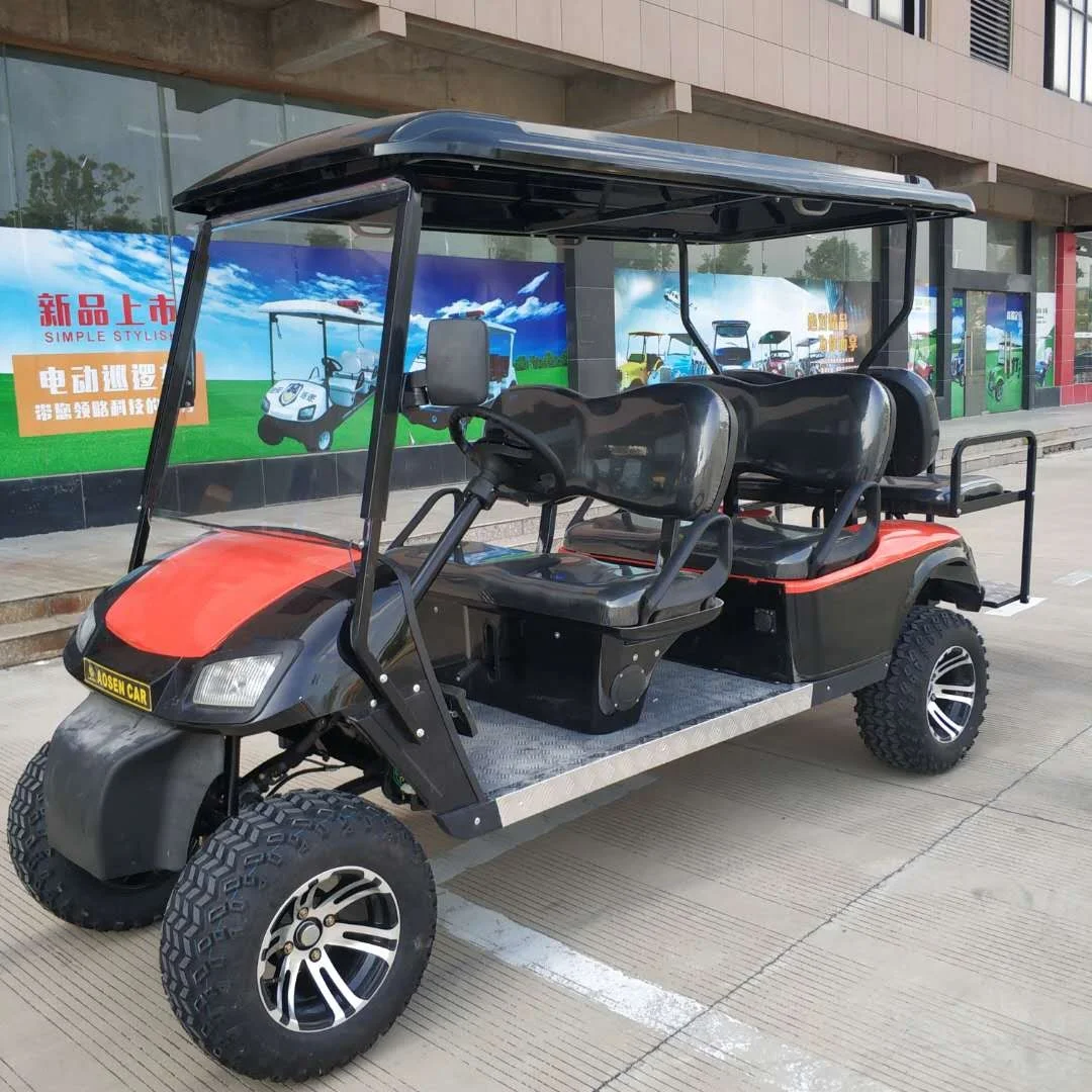 Профессиональный приведенный в действие газом по бездорожью Охота гольф-кары 6 местный мини гольф-кары
