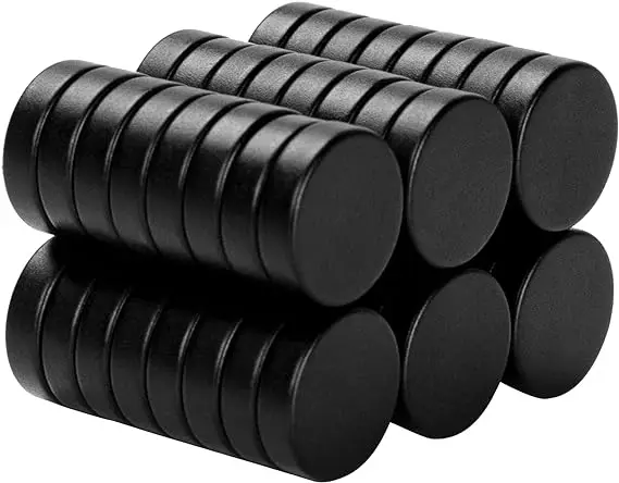 Waterproof N35 N38 N40 N42 N45 N48 N50 N52 Strong Rare Earth Black Epoxy Coated Neodymium Magnets for Whiteboard Billboard Hobbi