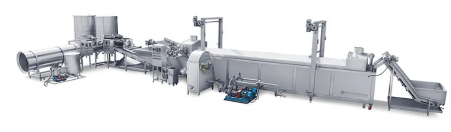 100-1000kg/h industrial french fries fresh potato chips making processing machine automatic line