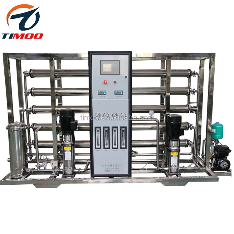 Timoo water refilling station machine large scale water purification reverse osmosis system purified water treatment machine