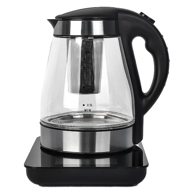 home appliances 1.7L smart tea pot 120V controllable temperature glass kettle electric tea kettle Tea Maker
