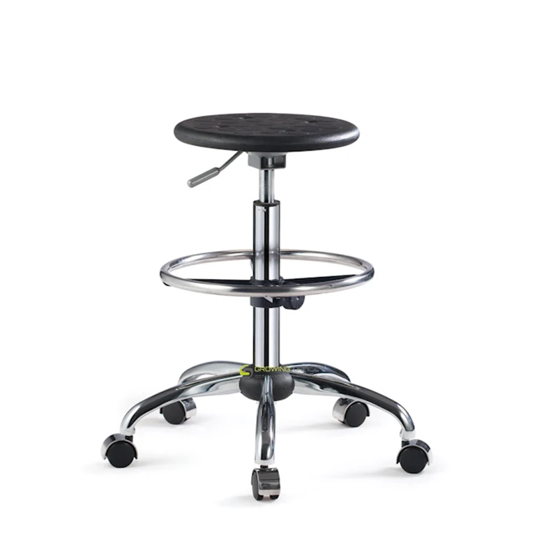 PU Lab Chair High Quality Laboratory Furniture Height Adjustable ESD Laboratory Chair