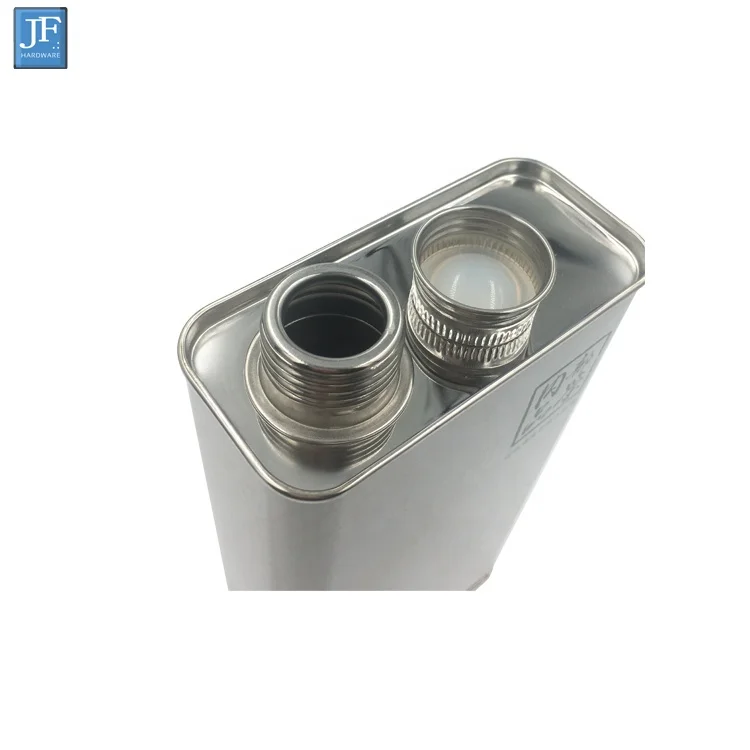 Rectangular Stainless Steel Metal Alcohol Cooking Oil Can
