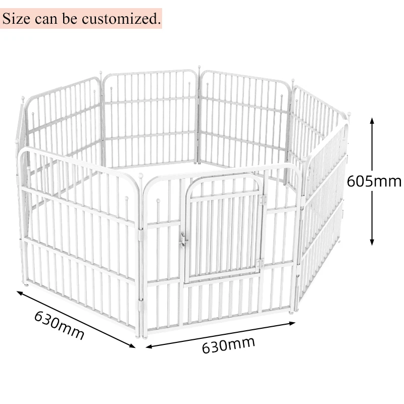 Outdoor Courtyard Garden Pet Playing Fence Cage Camping Carrier Playpen Dog Teddy Playpens