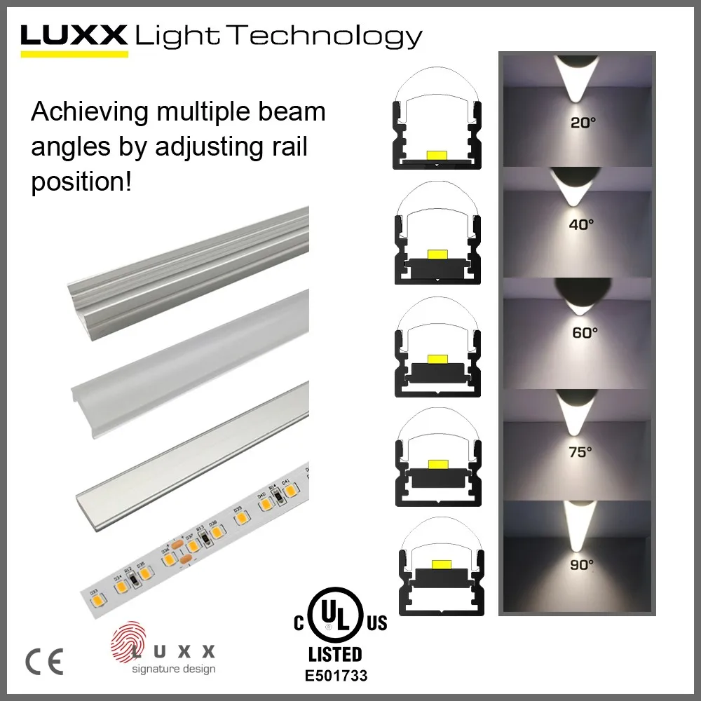 
Wallwasher DC24V adjustable beam angle LED light bar for retail lighting UL cUL listed E501733 Las Vegas 