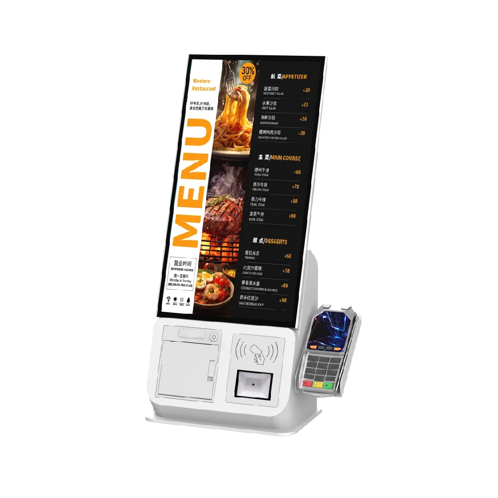 Pos self Service Cash Register Kiosk Android Cash Register Store Software Cashier Machine With Printers Billing Machine