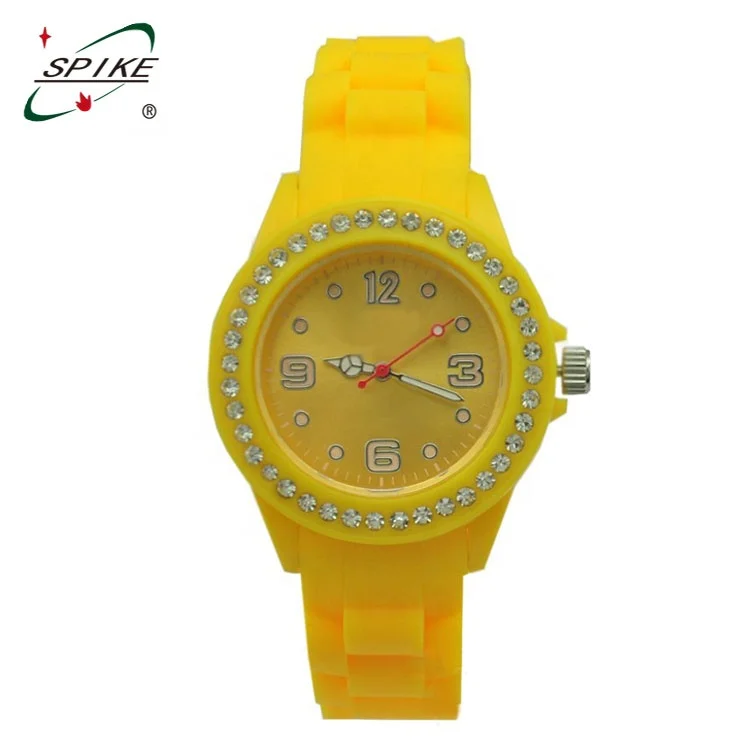 Custom fake diamond watch/Chrono diamond watch