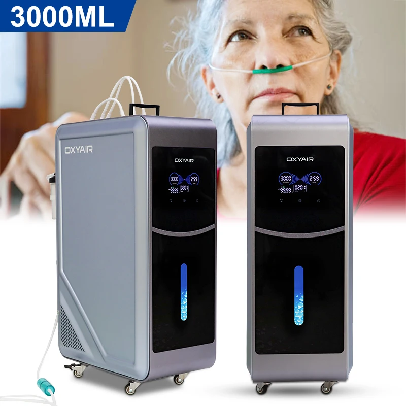 Home Portable H2 Gas Generator Hho Generador De Hidrogeno Oxygen Inhaler Machine 600ml 900ml 3000ml Hydrogen Inhalation Machine
