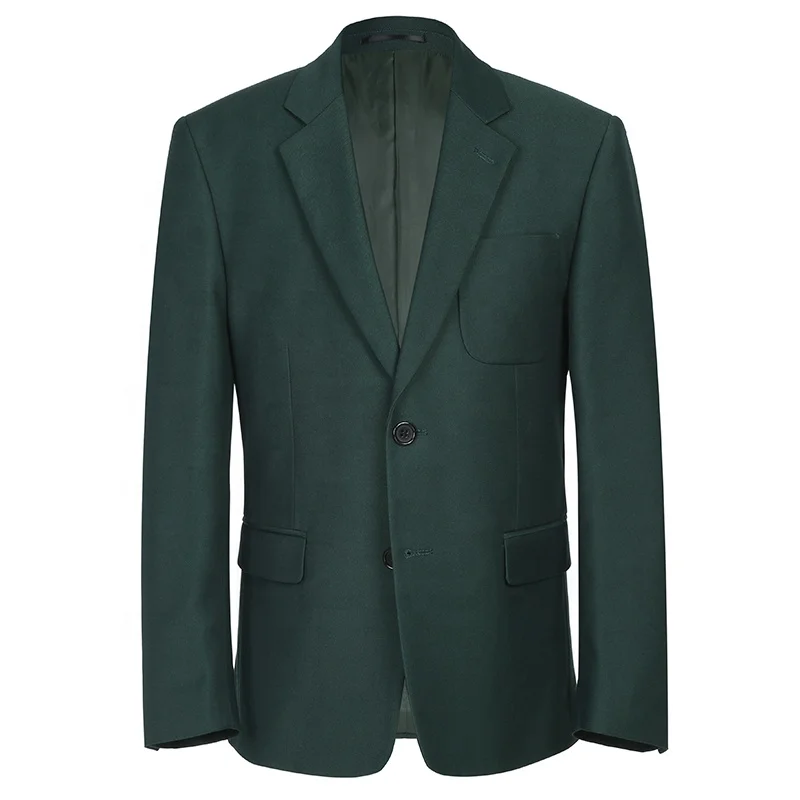 Высококачественный костюм для мальчиков, армейский зеленый цвет, однотонная ткань TR, детская одежда с вырезом на лацкане, Детский костюм из блейзера, комплекты одежды для мальчиков
