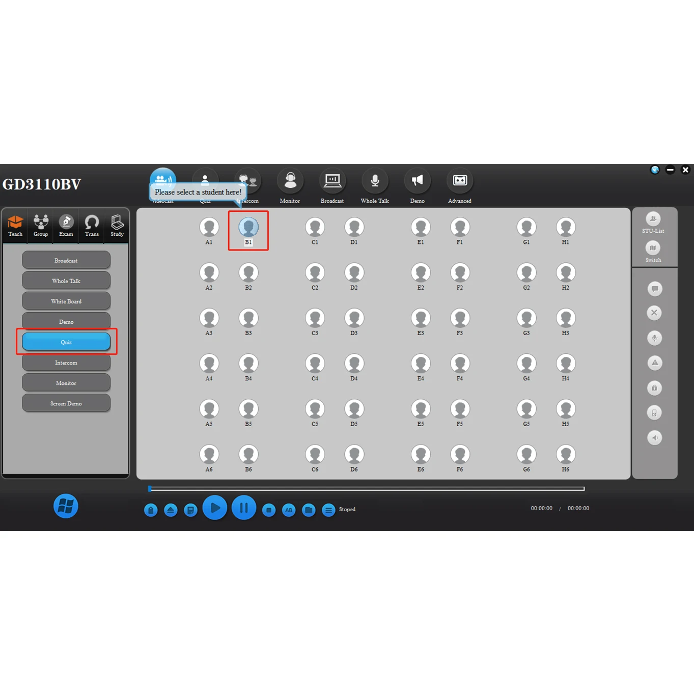 Language laboratory equipment for English learning, educational resources