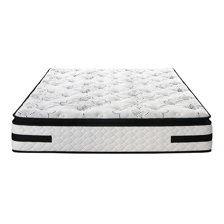 Professional R&D queen size Mattresses with Pillow Top Design double meomory foam mattress