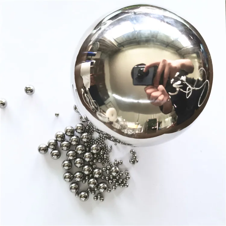 Decorative Stainless Steel Mirror Sphere Hollow Steel Metal Balls Outdoor Garden Ornament Gazing Spheres