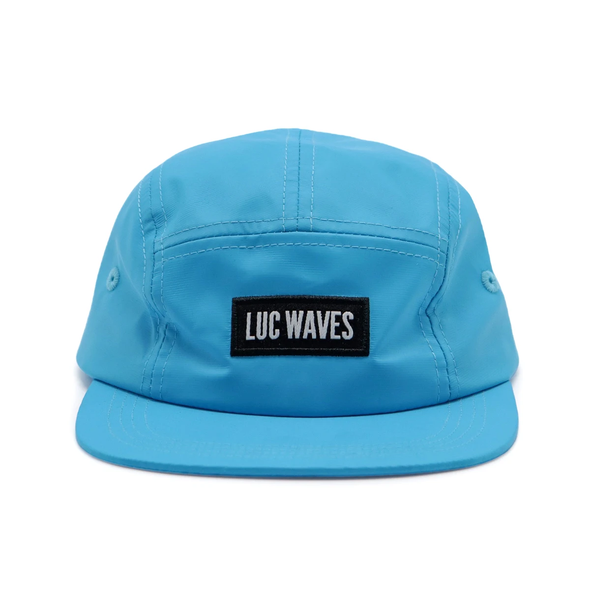 Running Unstructured Custom Camp Hat 5 Panel Cap Nylon