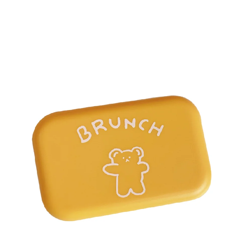 Лидер продаж, простая и милая косметичка в виде медведя, мультяшный контейнер для контактных линз