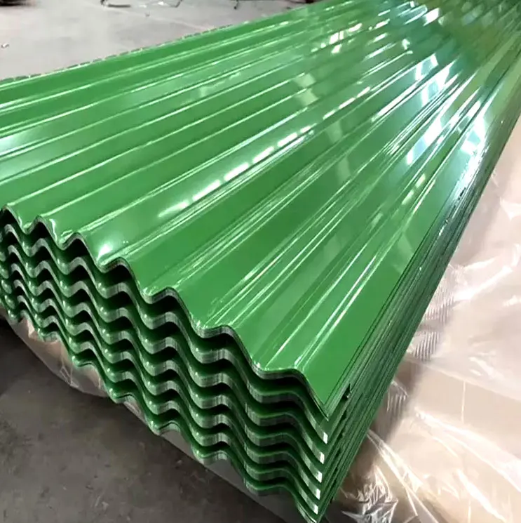 High Quality PPGI Corrugated Roof Sheet Corrugated Galvanized Roofing Sheet PPGI Metal Tile Corrugated PPGI Galvanized Steel