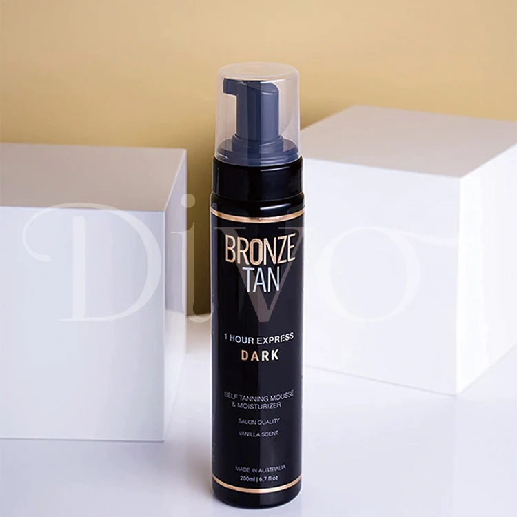 Sunless Self Tanner Organic Fake Tan Foam Spray Tanning Solution Body Bronze Self Tan Mousse