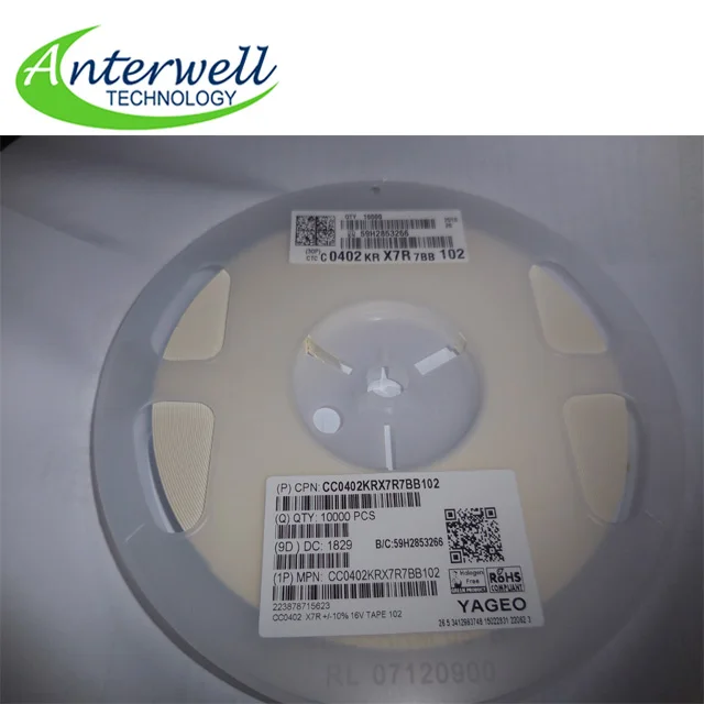 Multilayer Ceramic Capacitor CC0402BRNPO9BN4R3 CAP CER 4.3PF 50V C0G/NPO 0402