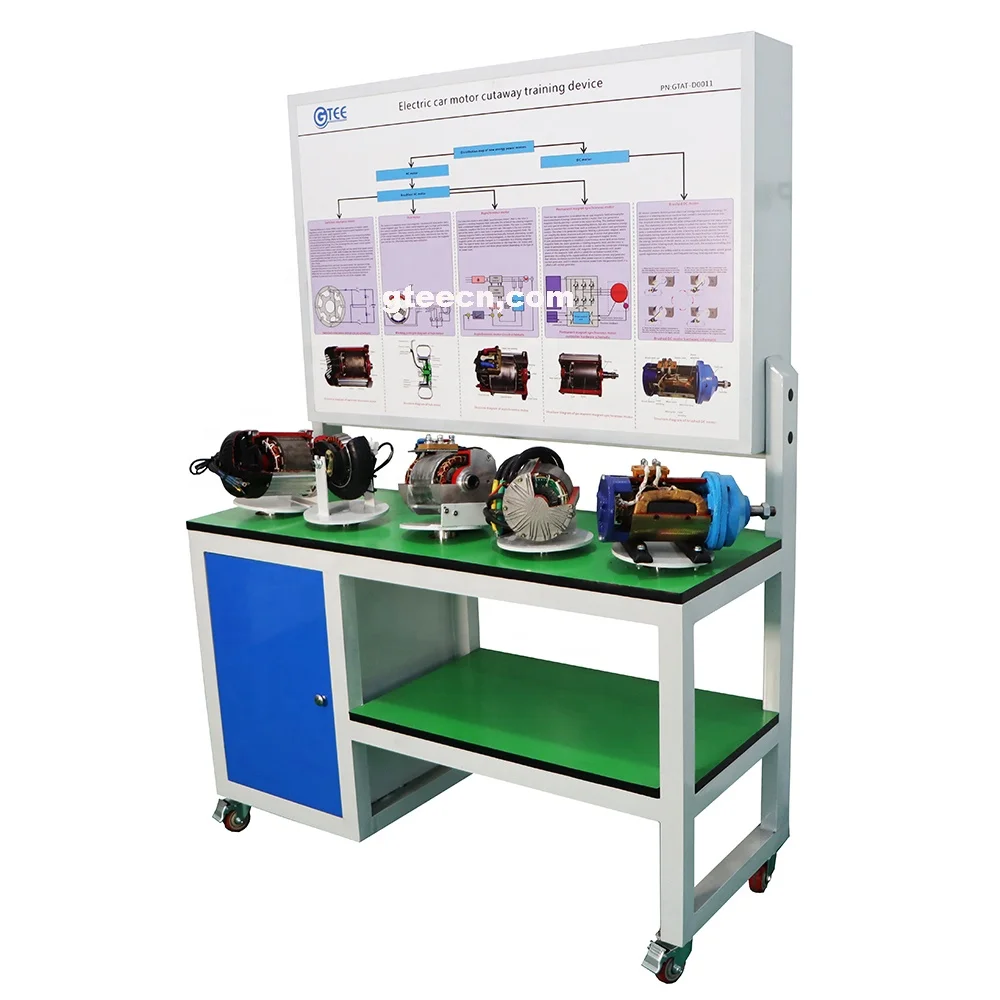 Electric car educational equipment motor cutaway training device Electrical electronic training board automotive training kit