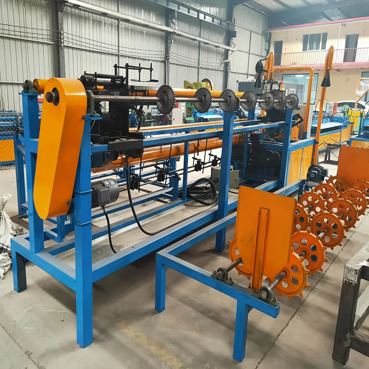 China Factory Fully Automatic And Semi Automatic Chain Link Fence Making Machine With Certificate