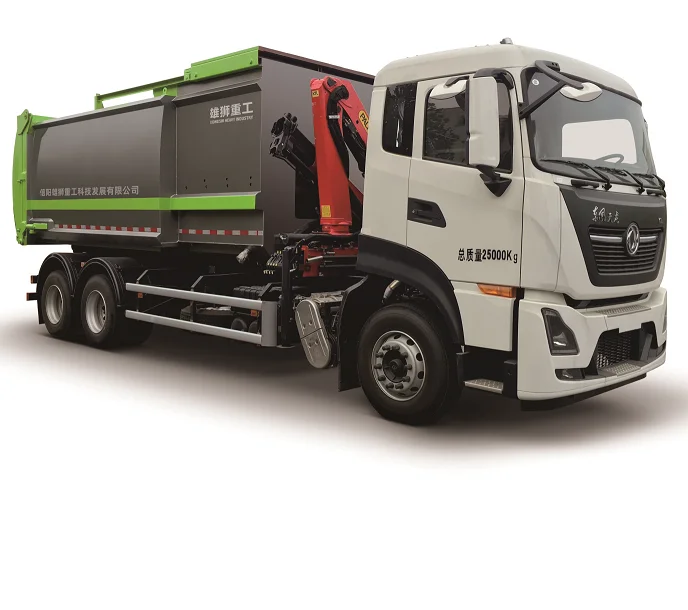 DongFeng Classis 25 Tons New Diesel Lift Onlift Off Type Garbage Truck XSZ5250ZDZDFE6 for Sale Cheap Price