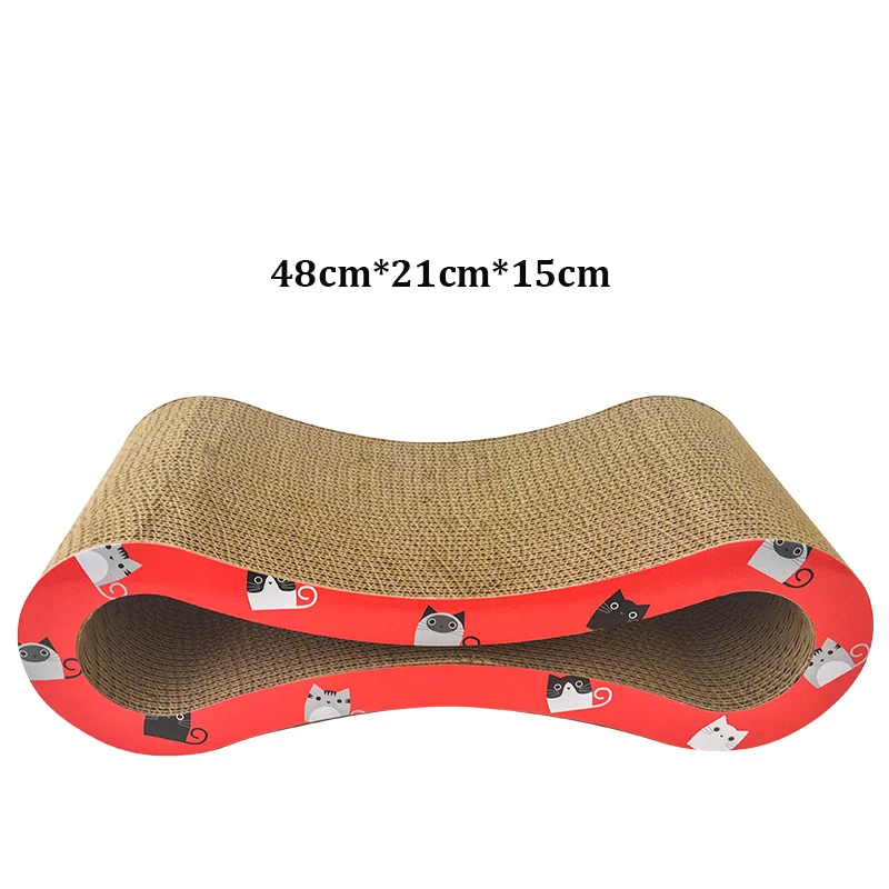 Top Selling Large Size 8 Shape Cat Scratcher Lounge , Cardboard Cat Bed , Cat Scratcher