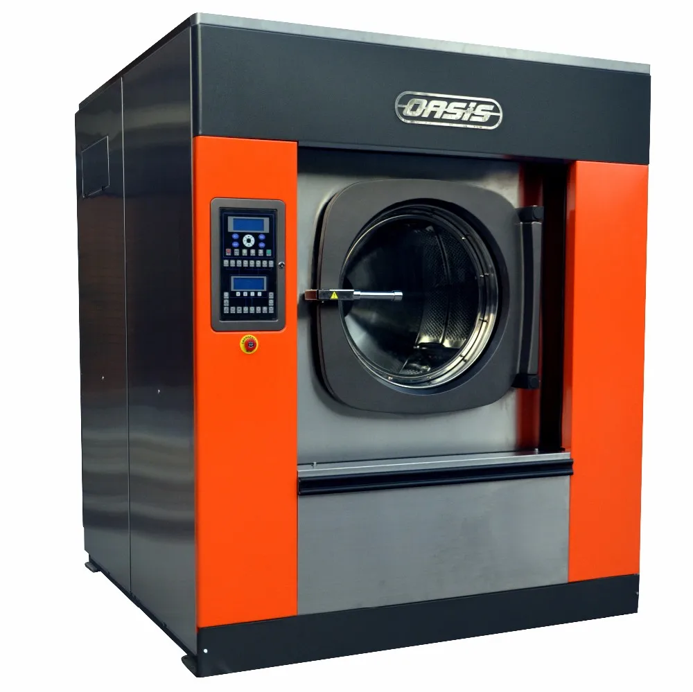 Commercial Tilt Vertical Steam Heated Washer Extractor 120Kg Large Electric Heating Washer Extractor Prices