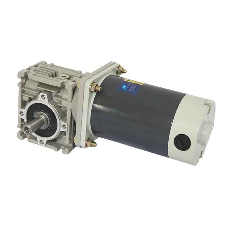 DC gear motor 12v 24v motor has worm gear box and high torque, low speed