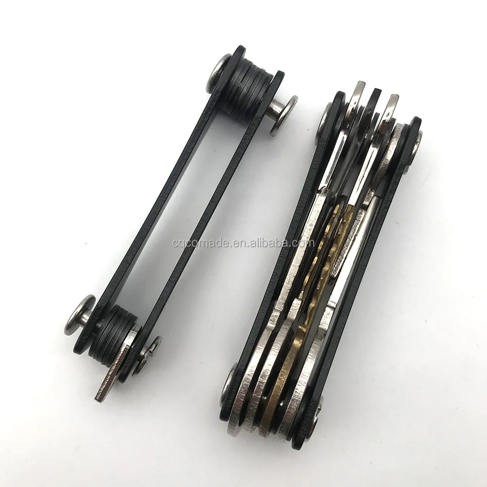 Custom Smart Compact Keychain Carbon Fiber Key Holder