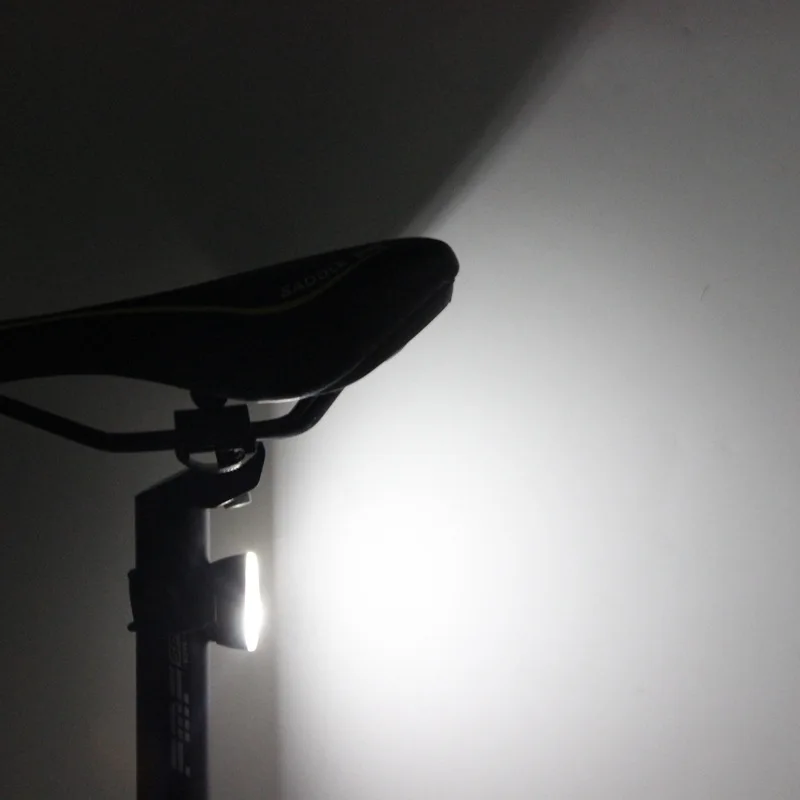 Mini LED Bike Light Set Front and Back Rear Light 2 Modes Bike Seat Post Bicycle Headlight and Taillight