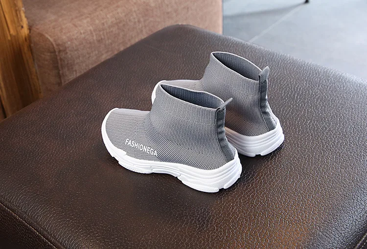 Fly Knitted Surface Eva Bottom Wholesale Kids Designer Shoes Casual Wear,Casual Shoes For Kids