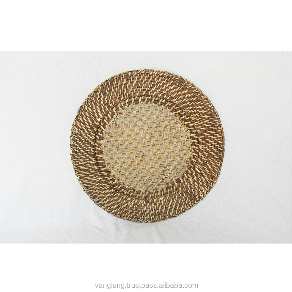 Cheap Price Rose Gold Silver Handmade Charger Plates Under Plates for Wedding Deco