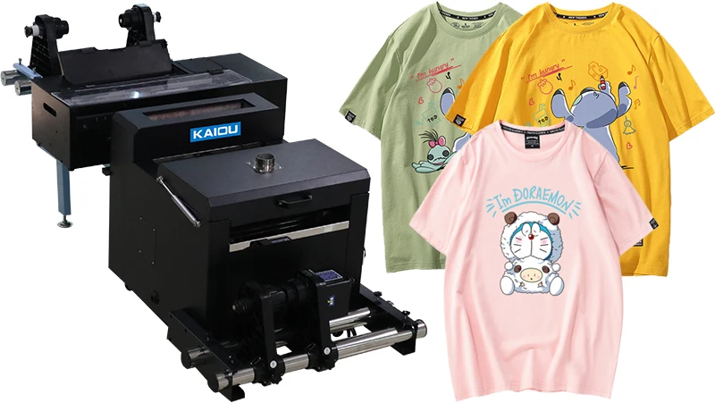 Kaiou Factory Promotion High Quality Pet Film Kaiou A3 Simple Head L1800 dtf printer 1800 T-Shirt Printing
