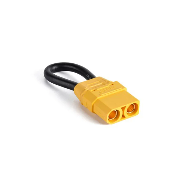 Amass XT90 Female Plug Connector Jumper Wire Shorting Plug Single Battery Loop Adapter 10AWG For RC Battery