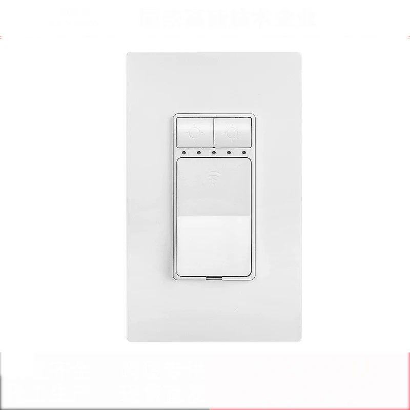 Tuya Zigbee Smart Home Wifi US Standard Light Controller Smart Dimmer Wall  Switch