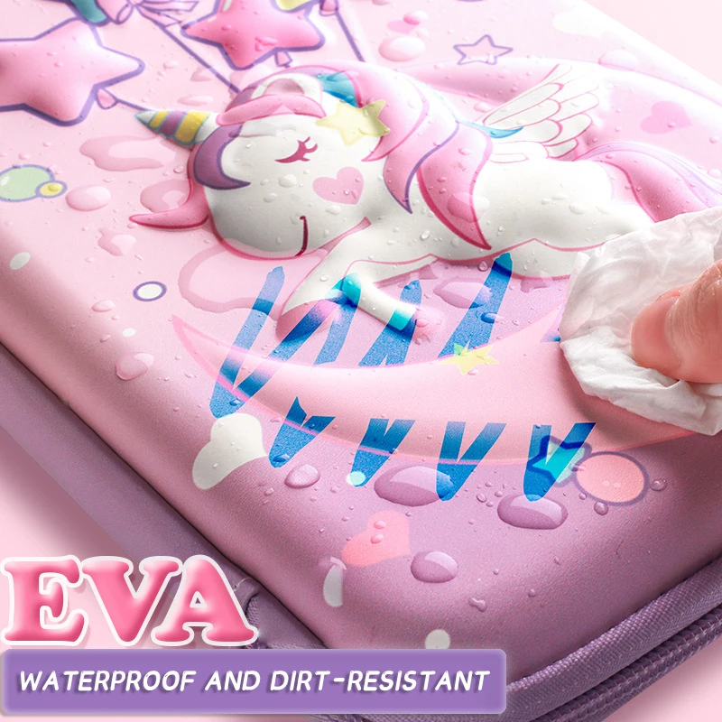 Wholesale School cute stationary Kawaii Pencil Case Unicorn Pen Case