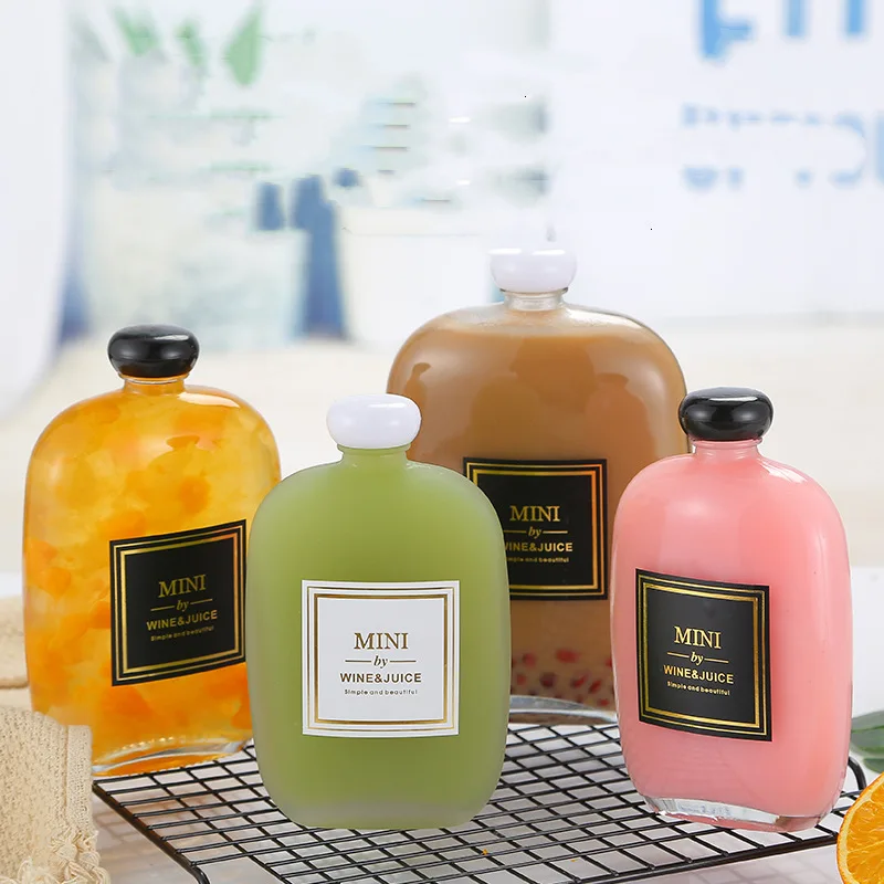Матовая стеклянная бутылка 20cl для ликера винного чая кофе фруктового сока 250 мл виски