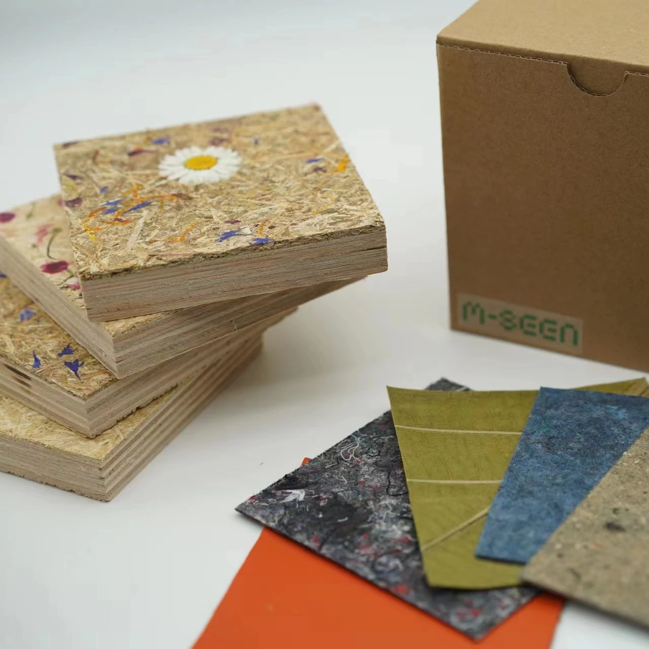 High quality ECO-friendly flower wall decorations panels for home  decorative wall panels Saple Collection Sample Box