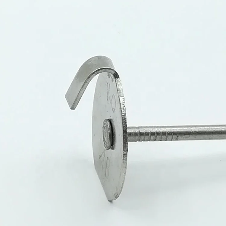 OEM Customized Steel 12GA Or 14GA Insulation Jacket Lacing Hooks Metal Lace Anchors