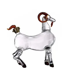 500ml 1000ml Horse Shaped Glass Decanter Animal Shaped Wine Bottle