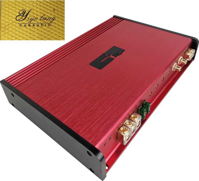 Yiyelang 1CH 800W Car Amplifier Class D with 4 Channels Separation Equalizers & Crossovers Aluminum Material Mono Type